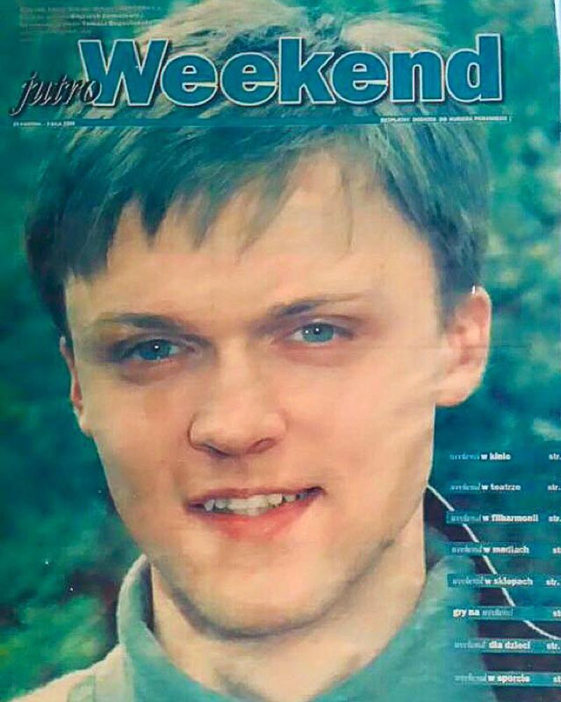 Okładka z Szymonem Hołownią. Miał wtedy 23 lata