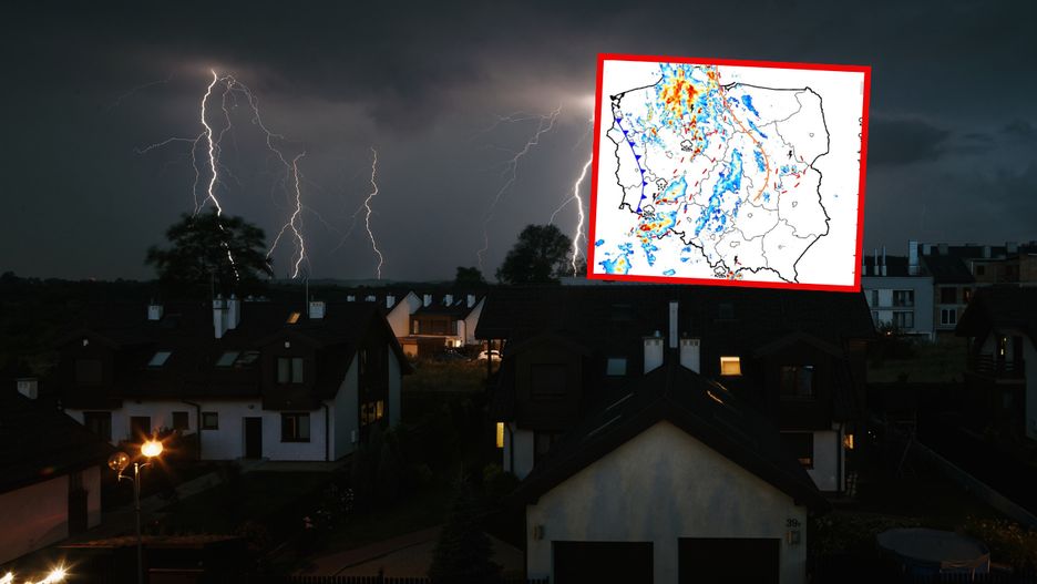 Burze przchodzą nad Polską