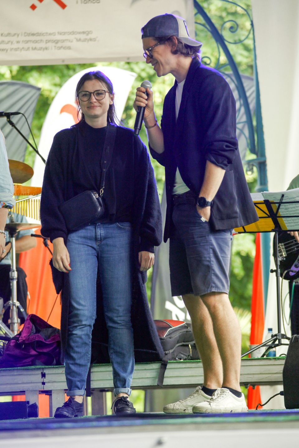 Małgorzata Ostrowska-Królikowska i  Joanna Jarmłowicz na Festiwalu im. Pawła Królikowskiego