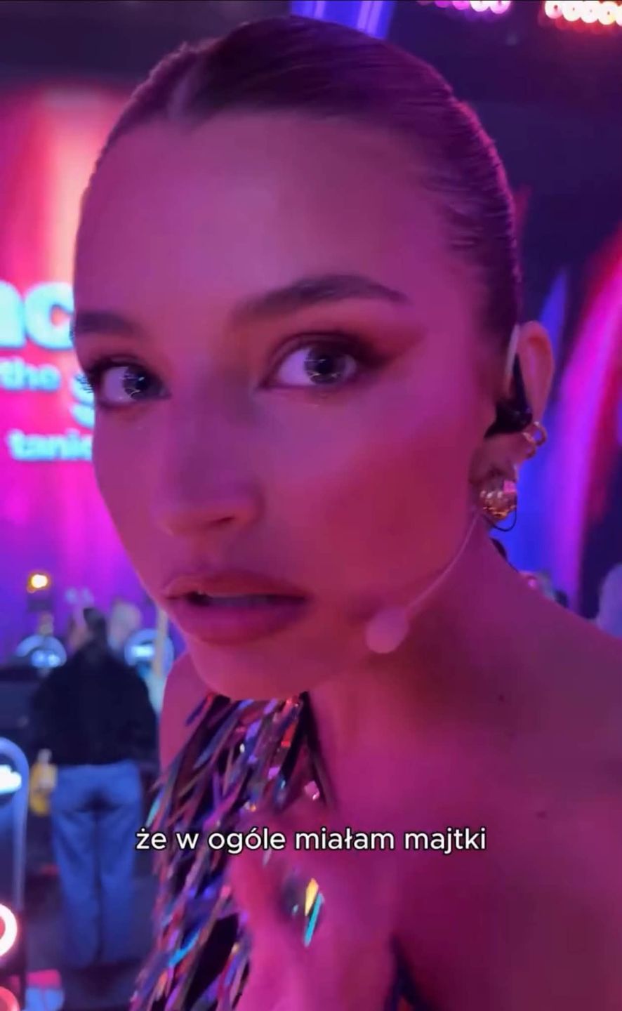 Julia Wieniawa śmieszkuje z wpadki w "Tańcu z Gwiazdami"