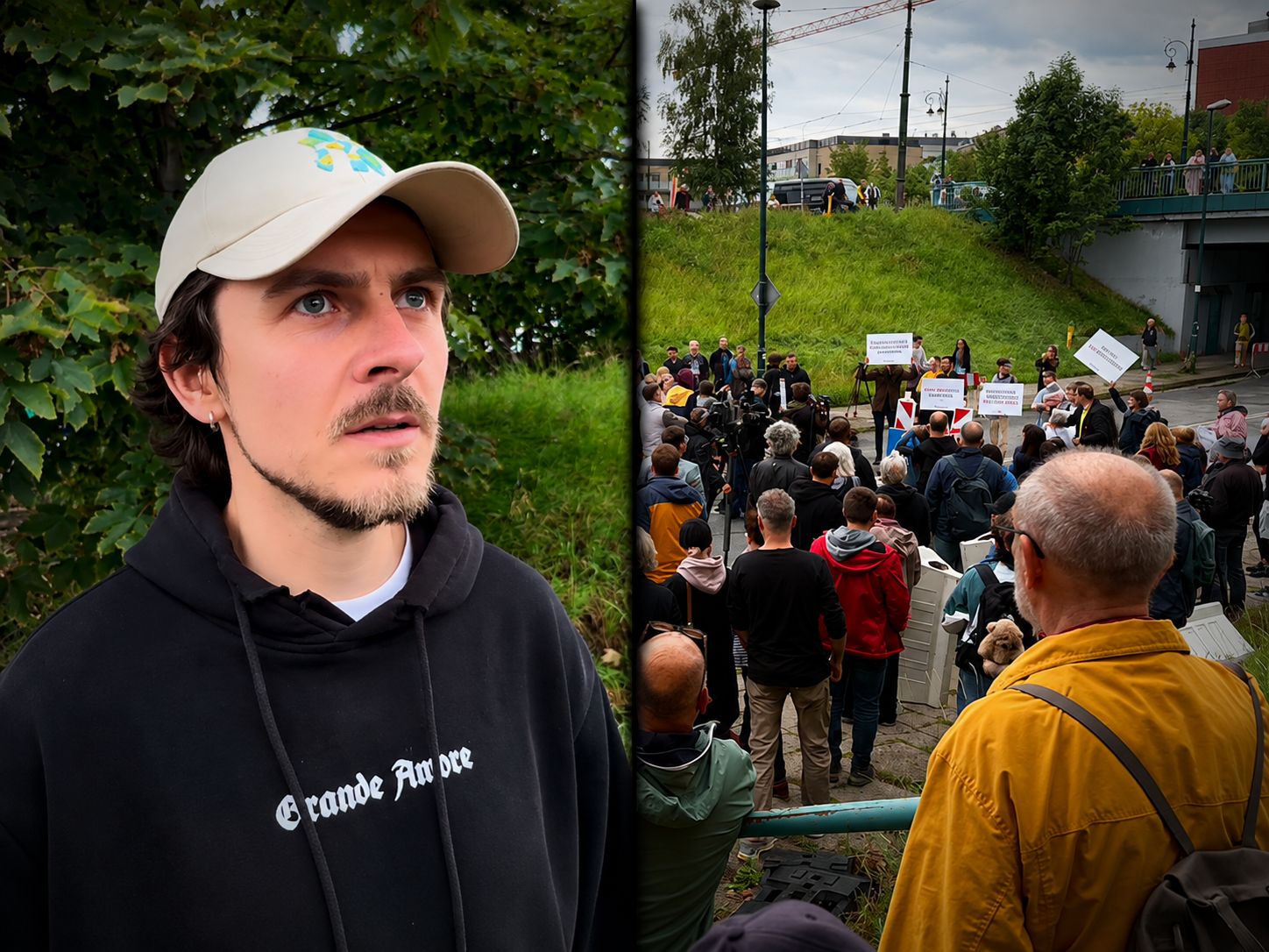 Mamy nagranie z protestu w Krakowie. "Mieszkańcy mają dosyć"