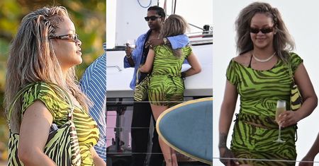 Beztroska Rihanna w MINI imprezuje na jachcie na Barbadosie z ASAP Rockym i przyjaciółmi