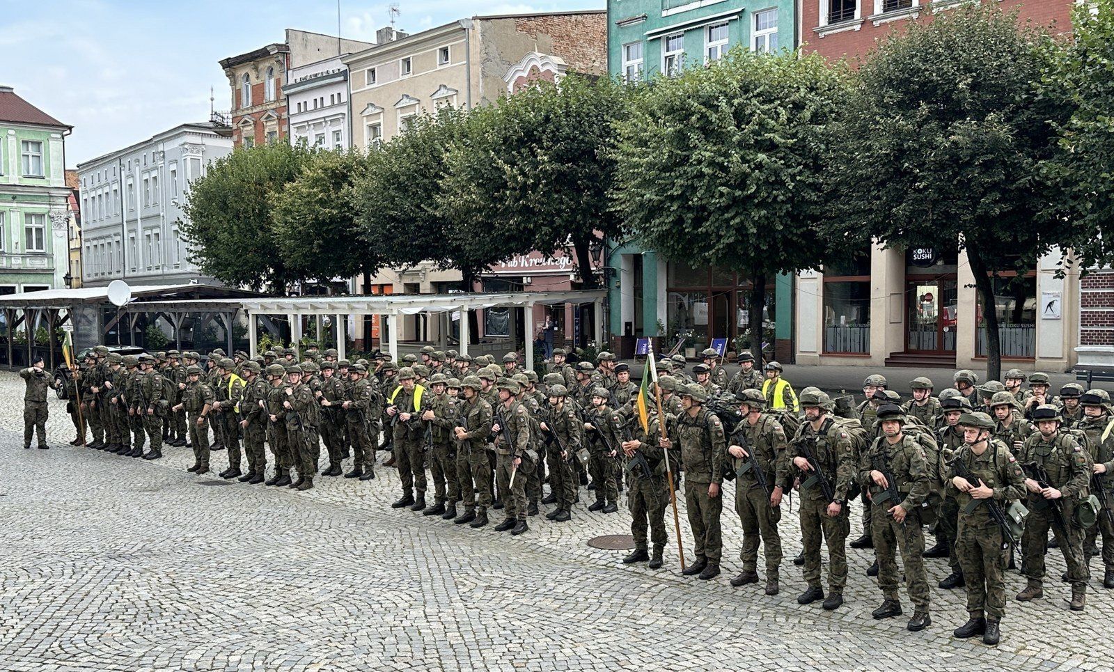Żołnierze 4 Zielonogórskiego Pułku Przeciwlotniczego oraz 15 Lubuskiej Brygady Obrony Terytorialnej pomaszerowali trasą, którą we wrześniu 1939 roku przeszli polscy żołnierze z Leszna do Wschowy