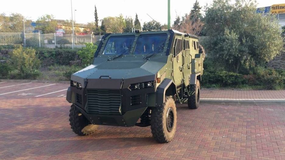 W Ukrainie zauważono izrelski wóz bojowy