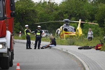 Dwóch nastolatków rannych po wypadku na hulajnodze elektrycznej