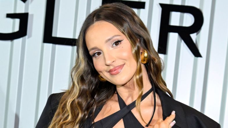 Marina eksponuje ciążowy brzuch w półprzeźroczystym sweterku (FOTO)