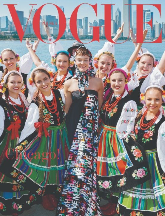 Okładka "Vogue'a" z Moniką Jagaciak