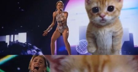 Miley i RUDY KOT na American Music Awards!