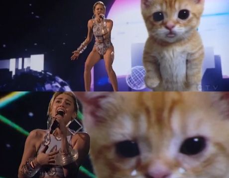 Miley i RUDY KOT na American Music Awards!