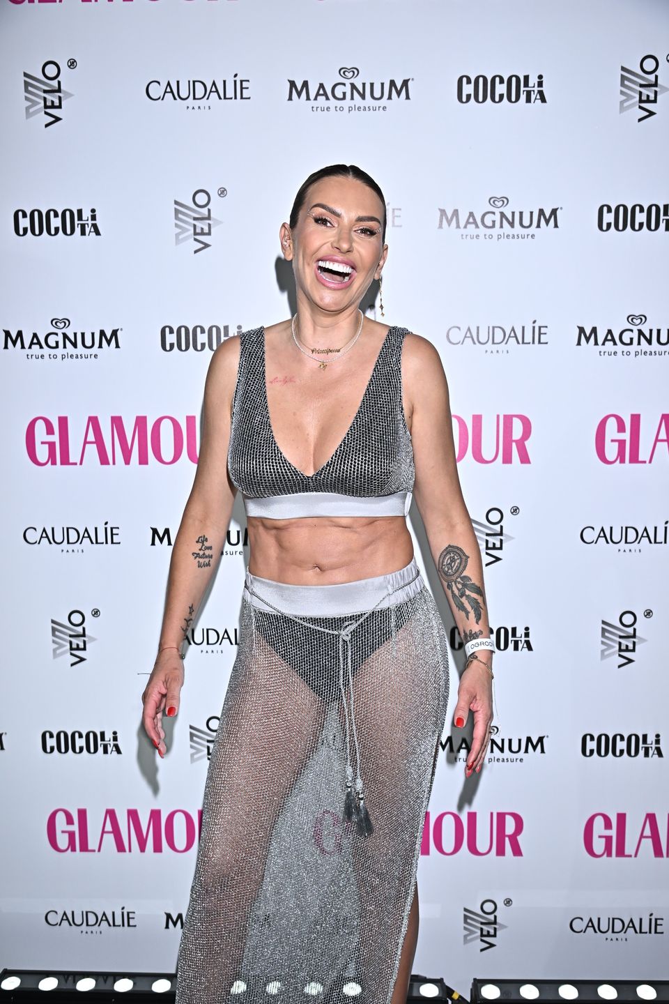 Monika Goździalska na 20. urodzinach "Glamour"