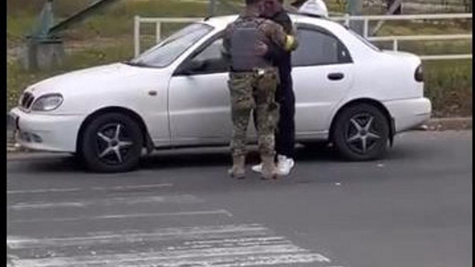 Spotkanie żołnierza z bliskimi