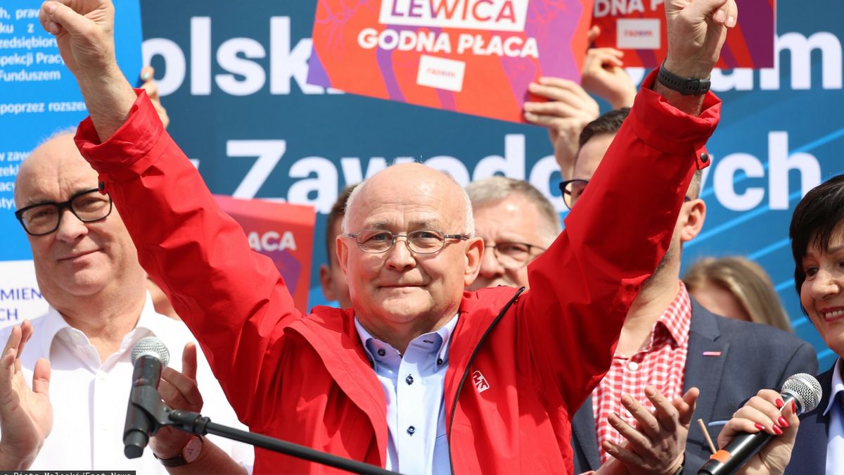 Pierwszomajowy pochód Lewicy i OPZZ. Podczas przemówień poruszono m.in. postulat zwiększenia uprawnień Rady Dialogu Społecznego