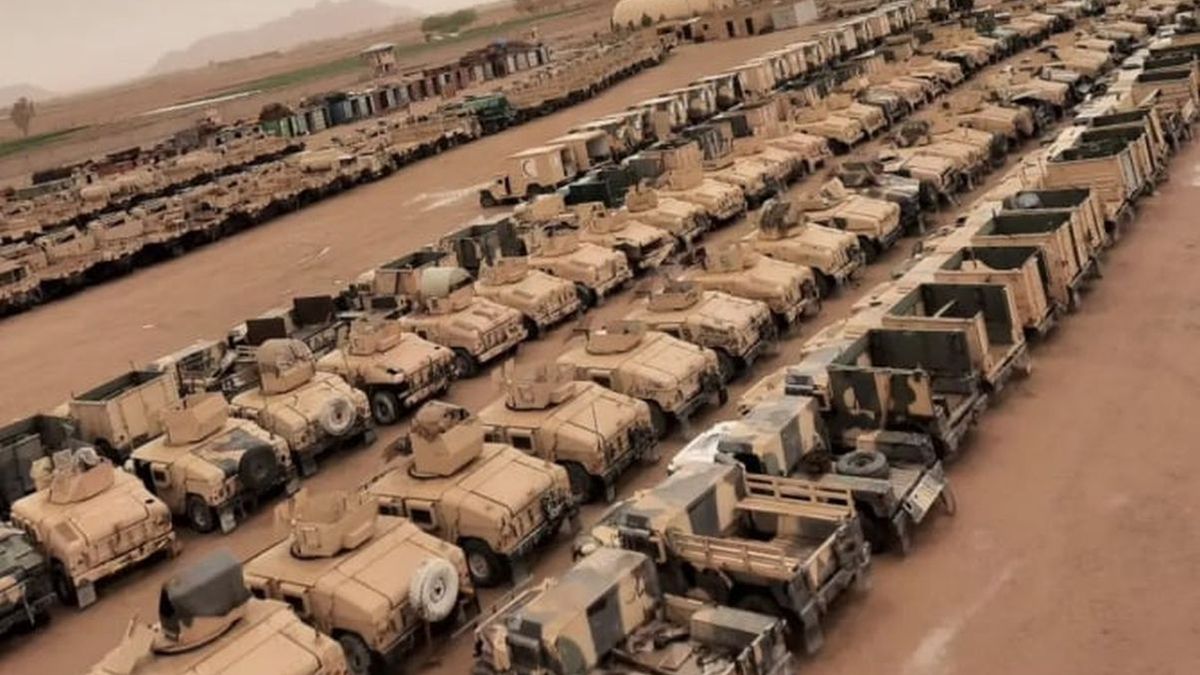 Amerykańskie pojazdy wojskowe w Afganistanie