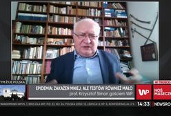 Koronawirus. Prof. Simon z komentarzem do słów Edyty Górniak