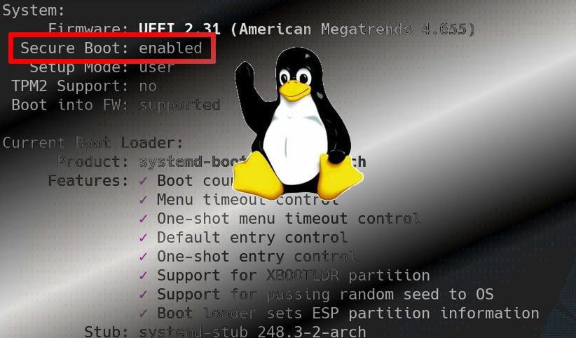 Działający "Secure Boot" w Arch Linux