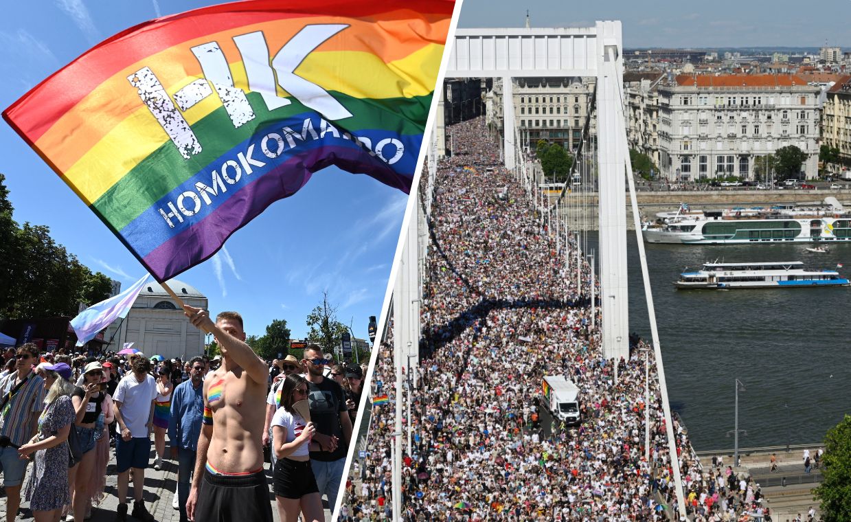 Zakaz nie powstrzymał Węgrów. Rekordowa Parada Równości w Budapeszcie