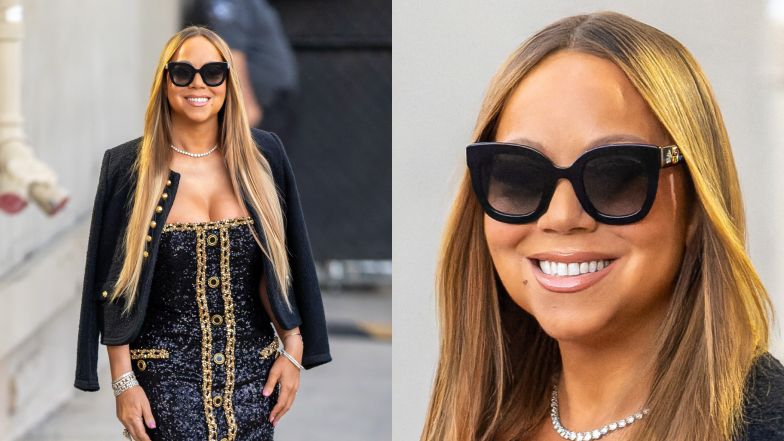 Odmrożona i odchudzona Mariah Carey ZACHWYCA w sukience wartej KROCIE. Stylowa? (ZDJĘCIA)