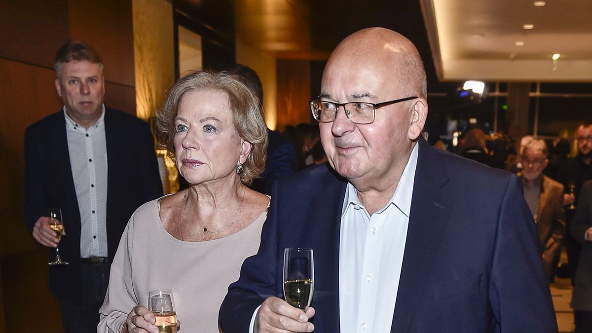 Bożena Dykiel z mężem Ryszardem Kirejczykiem