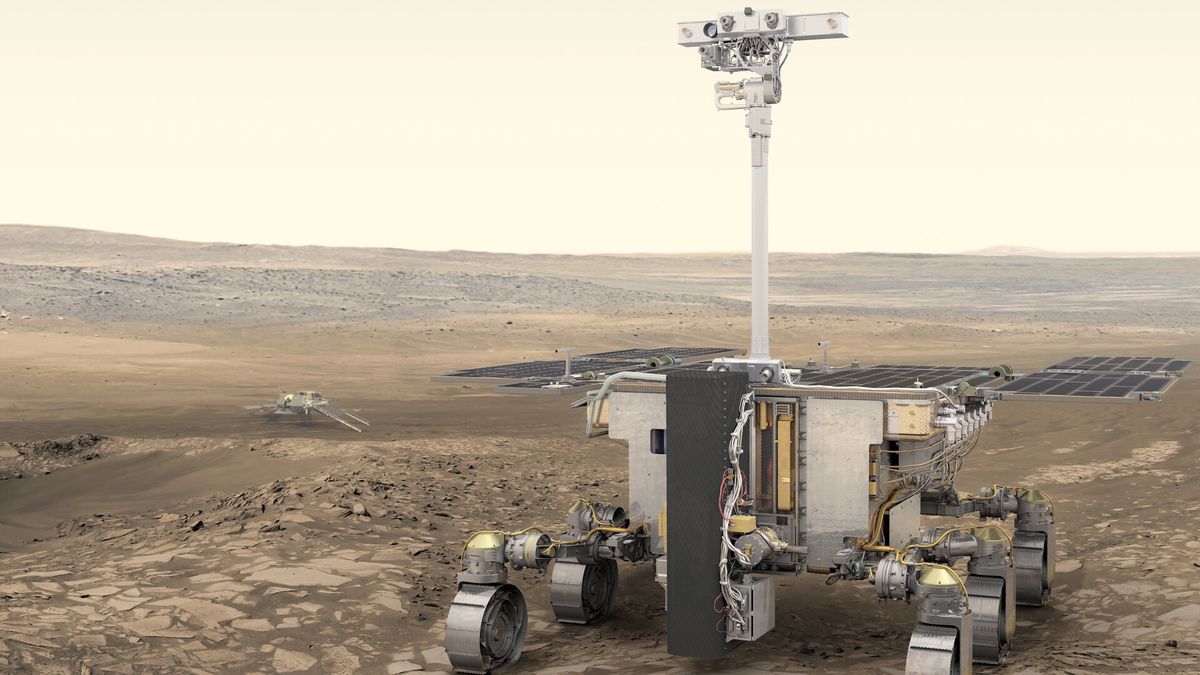 Łazik marsjański Rosalind Franklin misji ESA ExoMars (2028)