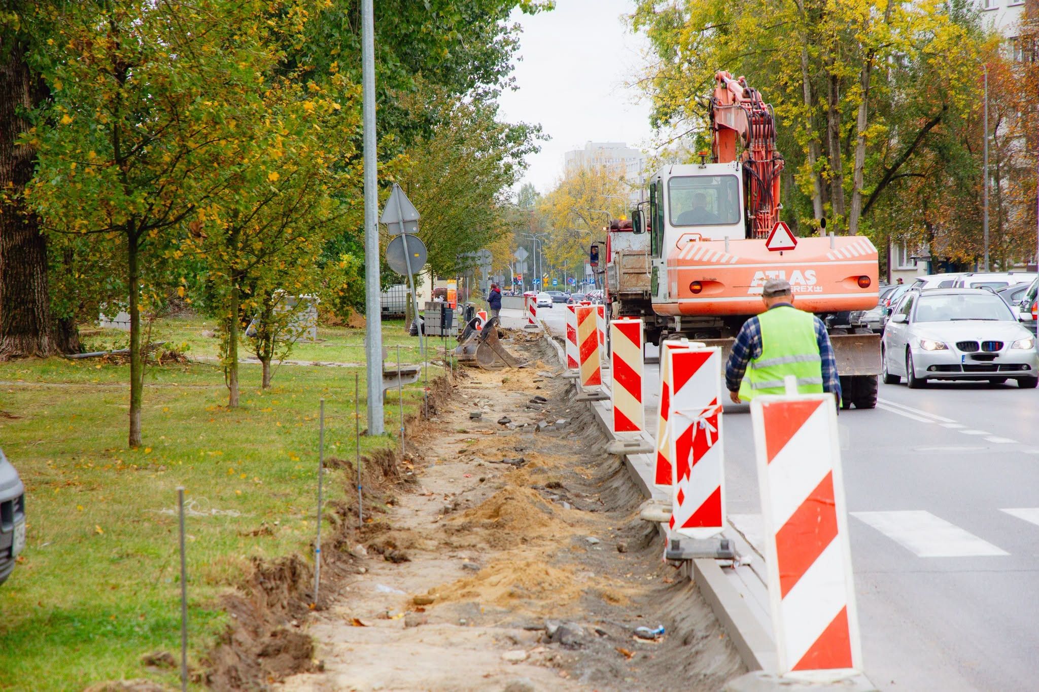 Prace przy ul. Rembielińskiego 