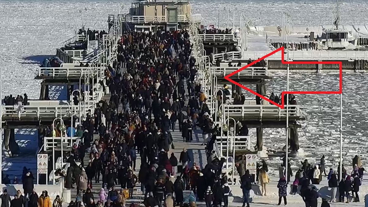 Taki widok na sopockim molo