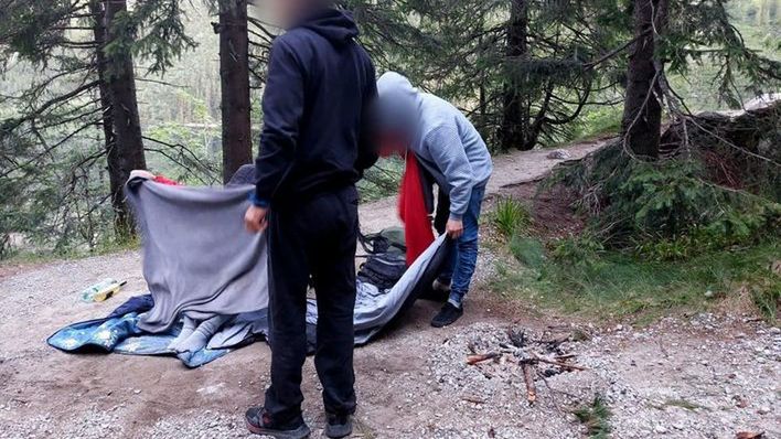 Biwakowicze nie będą miło wspominać pobytu w górach
