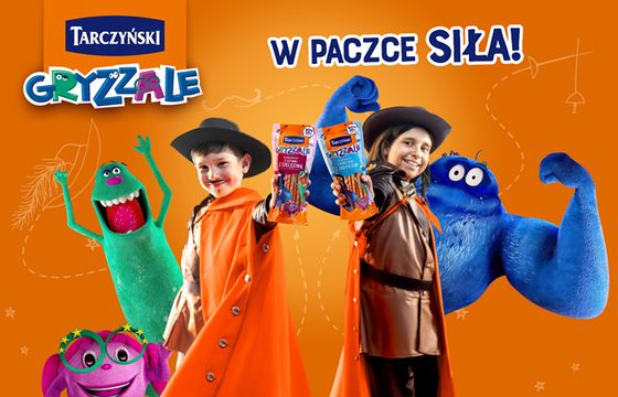 „W paczce siła” hasłem reklamowym kabanosów dla dzieci Gryzzale