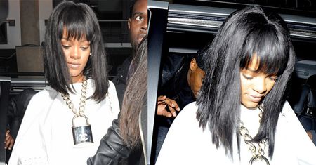 Rihanna z KŁÓDKĄ na szyi… (ZDJĘCIA)