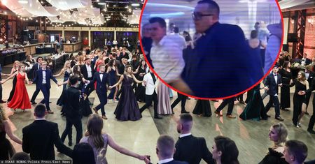 Ksiądz zaszalał na parkiecie. Niczym Travolta