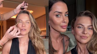 Anna Lewandowska TEŻ wpadła na makijaż do Magdaleny Pieczonki. Ładny? (WIDEO)