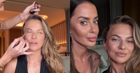 Anna Lewandowska TEŻ wpadła na makijaż do Magdaleny Pieczonki. Ładny? (WIDEO)