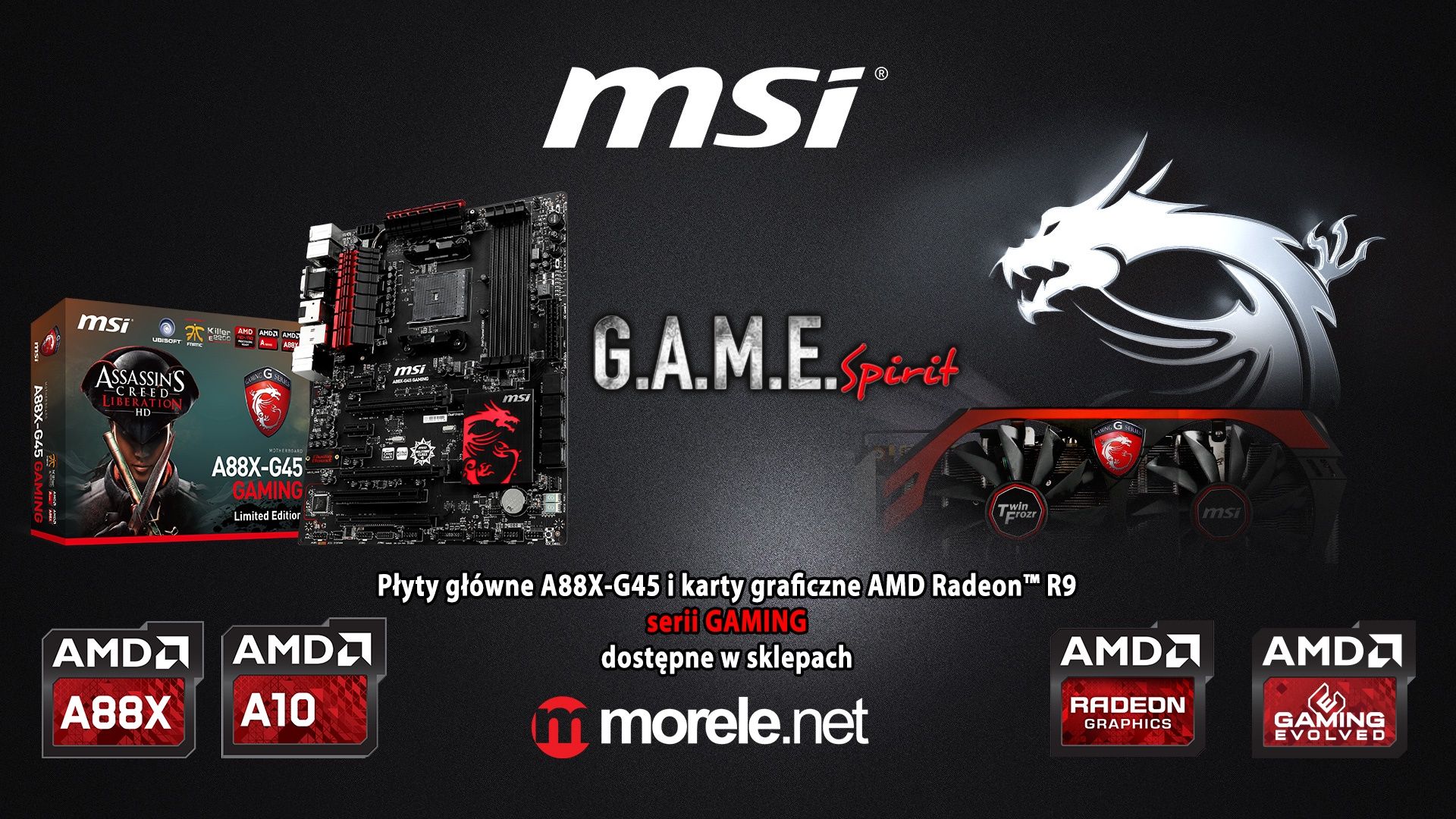 Konkurs: Graj z MSI i AMD - nagrody dodatkowe