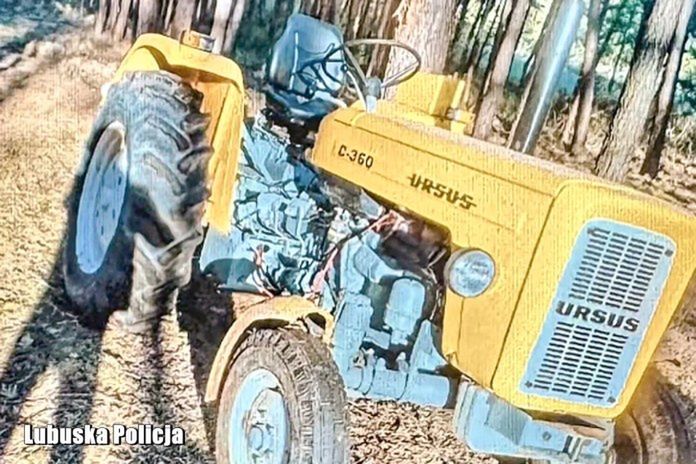 Policjanci z Sulechowa odzyskali skradziony ciągnik i rozbili grupę przestępczą