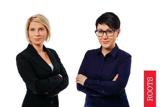 Karolina Ostrowska i Katarzyna Małuj w zespole Roots