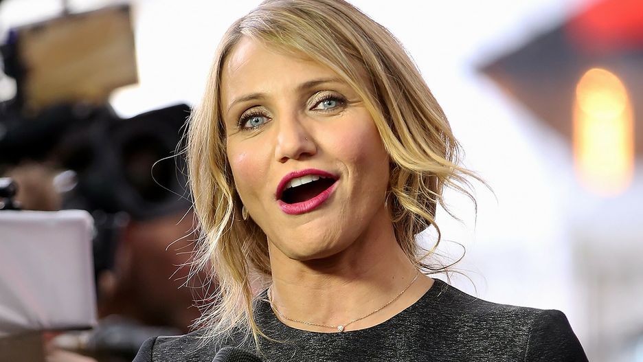 Cameron Diaz na premierze musicalu "Annie"