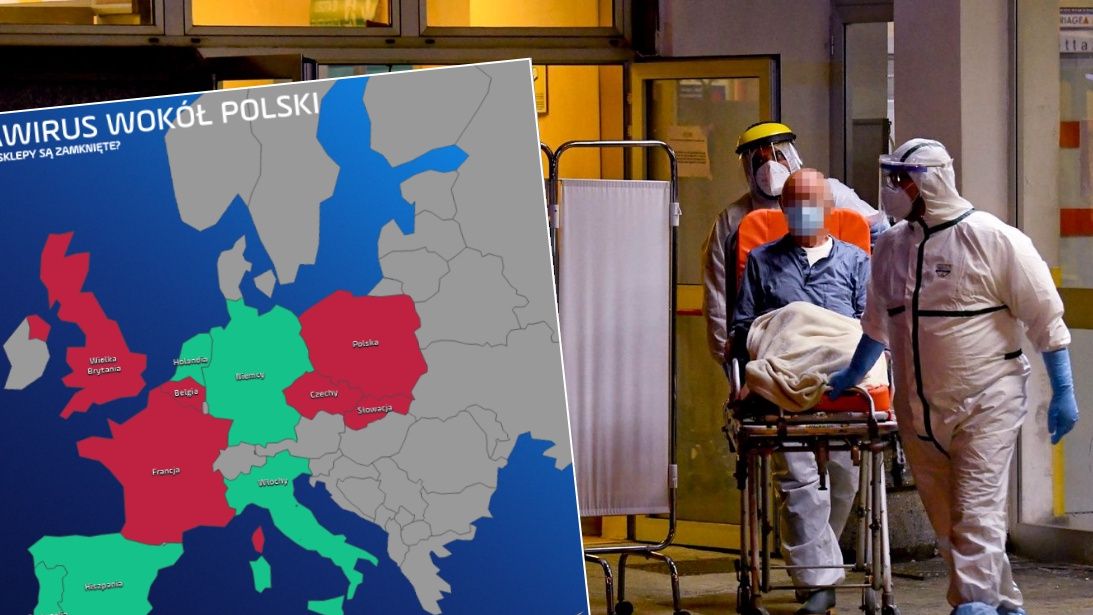 Koronawirus zamknął sklepy w sporej cześci Europy