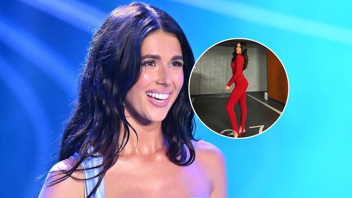 Roksana Węgiel zaprezentowała się w czerwieni