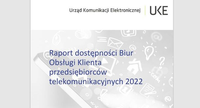 UKE: 34 operatorów nie realizuje w pełni udogodnień dla niepełnosprawnych