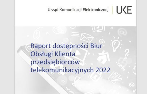 UKE: 34 operatorów nie realizuje w pełni udogodnień dla niepełnosprawnych