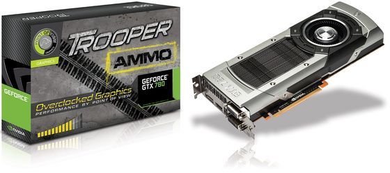 Point of View GeForce Trooper GTX 780 AMMO karta graficzna zdjęcie opakowanie