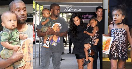 Kim i Kanye zabrali dzieci na lody (ZDJĘCIA)