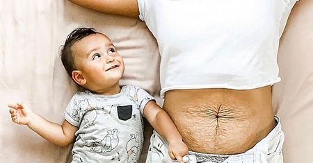 Mama pięciorga pokazała zdjęcia brzucha bez retuszu. Ma powód do dumy!