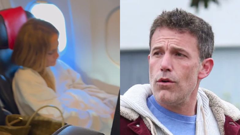 Jennifer Lopez w samolocie 