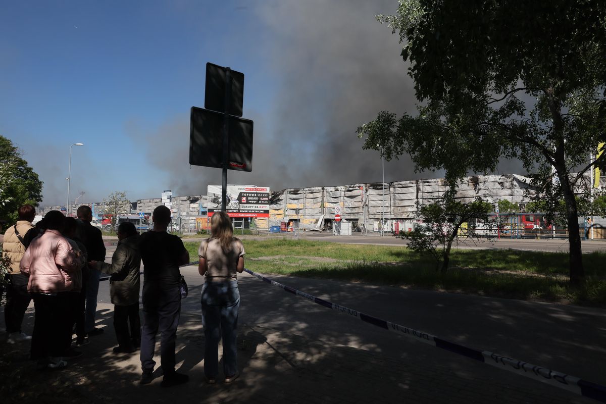 marywilska, pożar, handlowcy Wielki pożar w Warszawie. Niedawno był tam protest zadłużonych po uszy handlowców