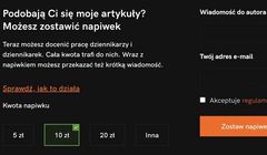 Dziennikarze naTemat przez miesiąc dostali 3,4 tys. zł w napiwkach od czytelników