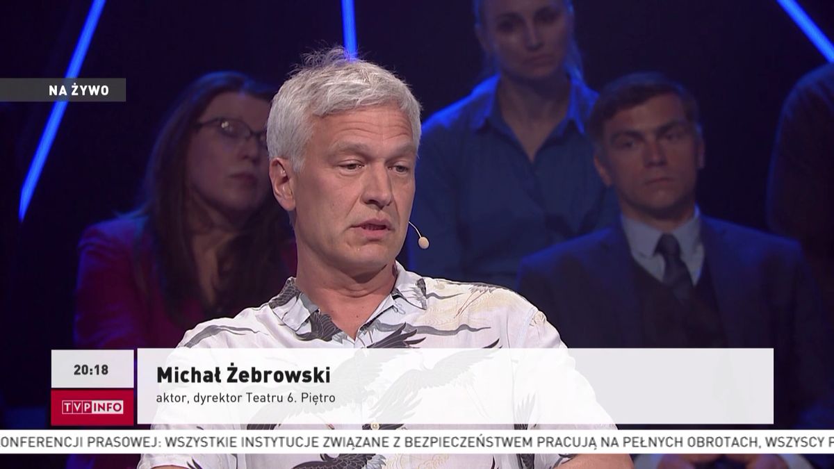 Michał Żebrowski w "Bez retuszu"