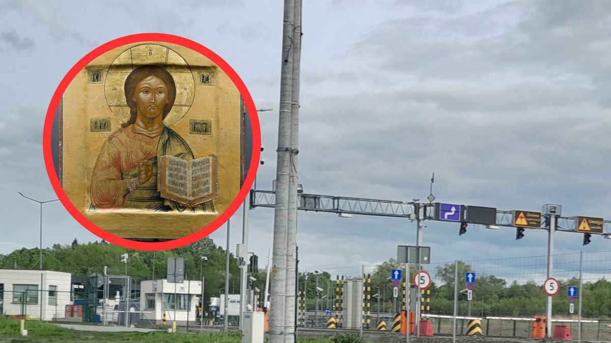 Mężczyzna chciał przewieźć przez granicę XIX-wieczną ikonę