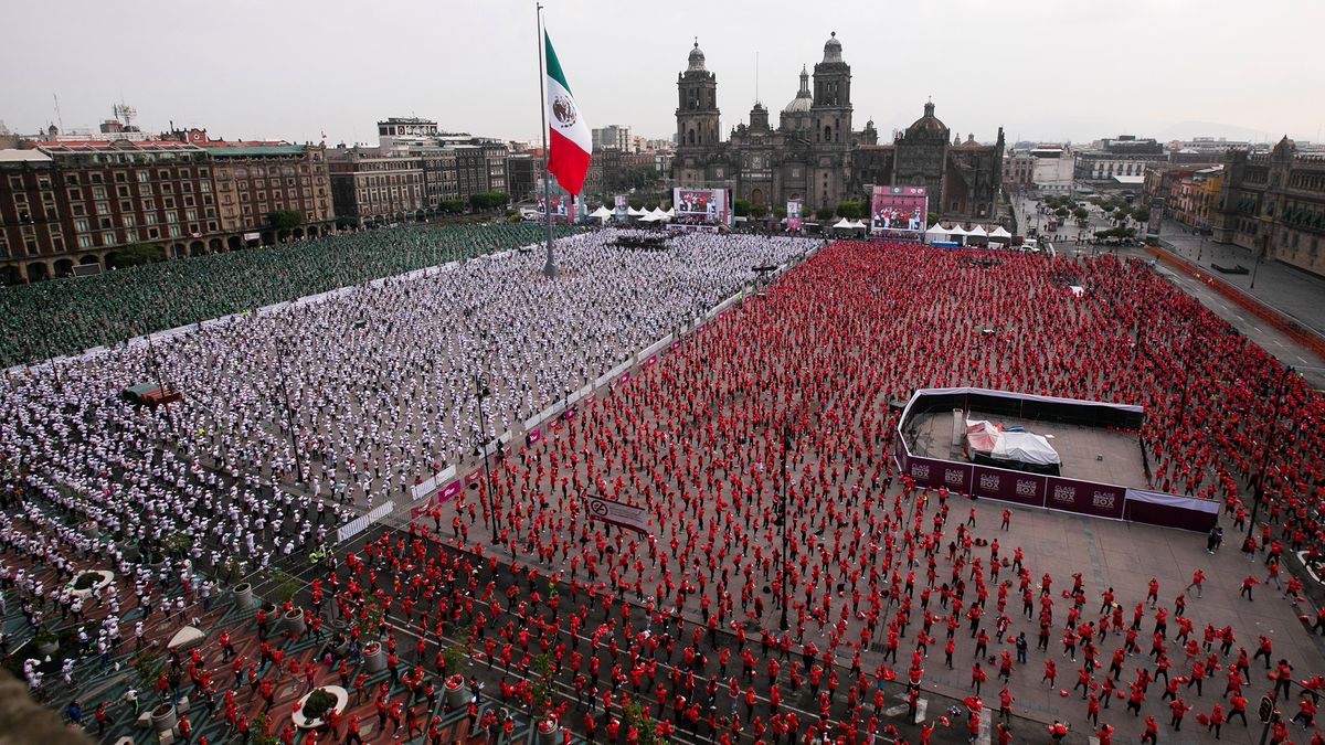 Ogromny trening bokserski w Meksyku. Pobito rekord Guinessa 1