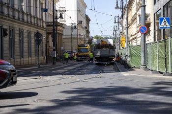 Kraków: Kolejny armagedon komunikacyjny. Rozpoczyna się remont torowiska na ulicy Piłsudskiego