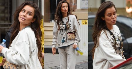 Wyluzowana Natalia Siwiec z torebką Louis Vuitton maszeruje do auta wartego 230 TYSIĘCY ZŁOTYCH (ZDJĘCIA)